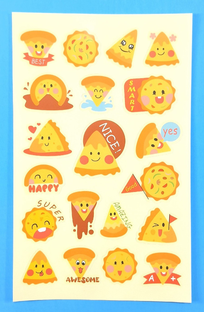 Flower Scented Scratch & Sniff Sticker Sheet (Not Pizza Scented)