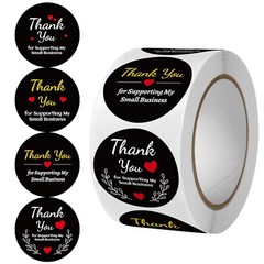 Thank You Stickers – Self Adhesive 500 Label Roll – One Stop Shop