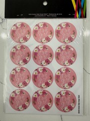 Brother Sister Design Studio»It’s A Girl» Envelope Seals Baby Shower 36 Stickers