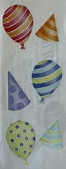 PARTY SUPPLIES Stickers(6pc) Creative Memories•Birthday •Balloon•Card Making•