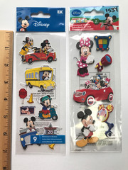 Lot EK Success Disney Characters Scrapbook StickersCamping School