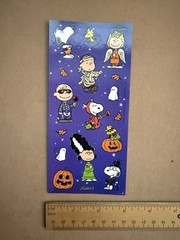 Peanuts Snoopy Halloween Pumpkin Stickers Sticker Sheet Friends Schulz Hallm #2