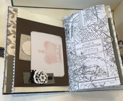 Junk Journal Butterfly Bird Grey Ivory Keepsake Diary Book Interactive NEW