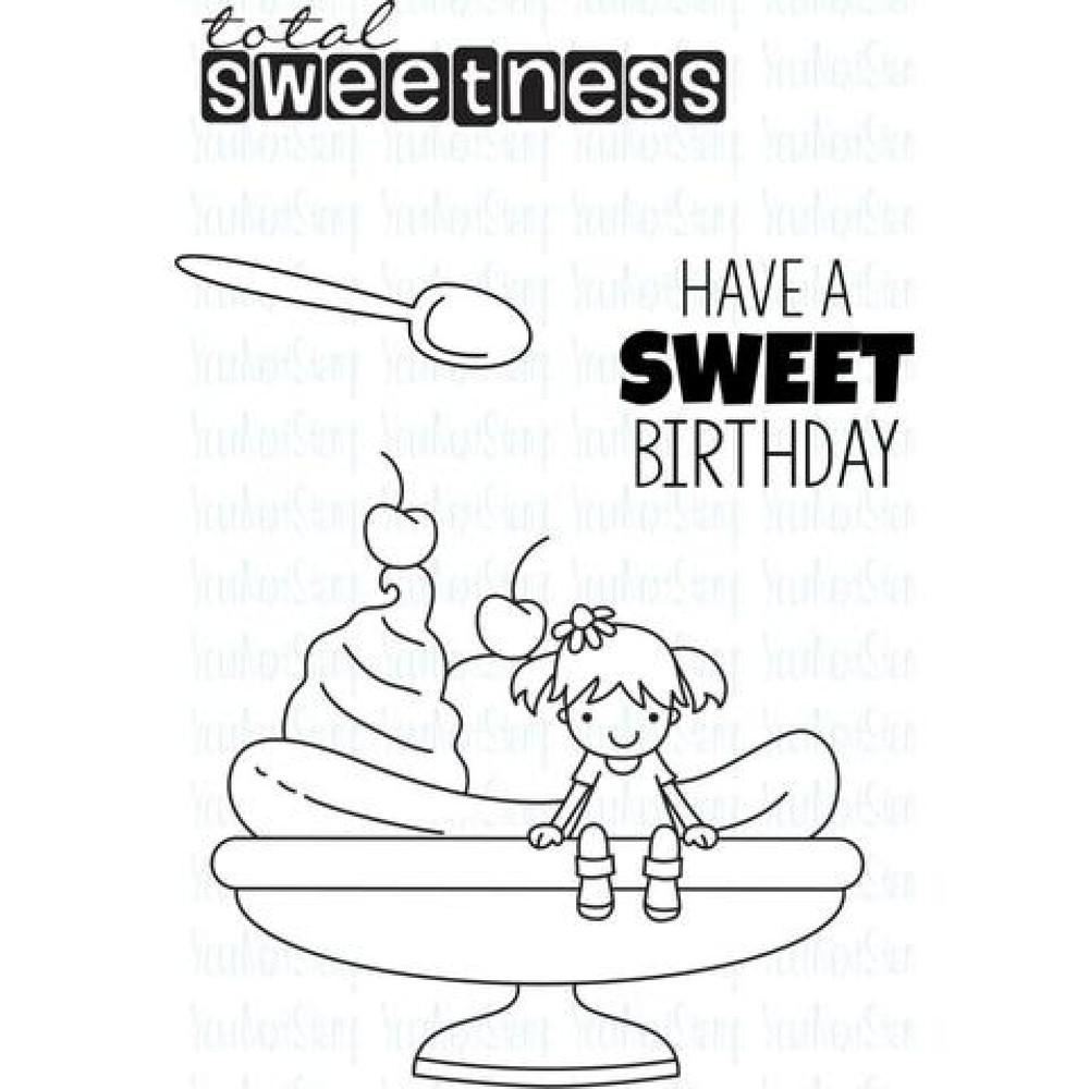 Your Next Stamp Clear Cling Stamps TOTAL SWEETNESS Stamps