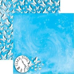 Reminisce Signature Series Paper – Time Flies – 5 Sheets
