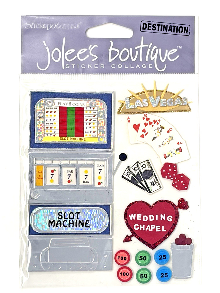 Jolee’s Boutique Destination Las Vegas NV Sticker Collage SPJEOO6 Series 1 E