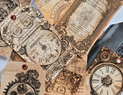 Vintage Steampunk Ephemera – Tags – 424
