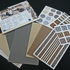 CREATIVE MEMORIES NEUTRAL SNAP PACK; NEW IN PACKAGE + parts and Forest Wildlife