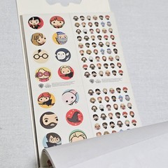 HARRY POTTER 3D STICKER DECAL SET LOT PAPER HOUSE PRODUCTIONS OVER 450 STICKERS