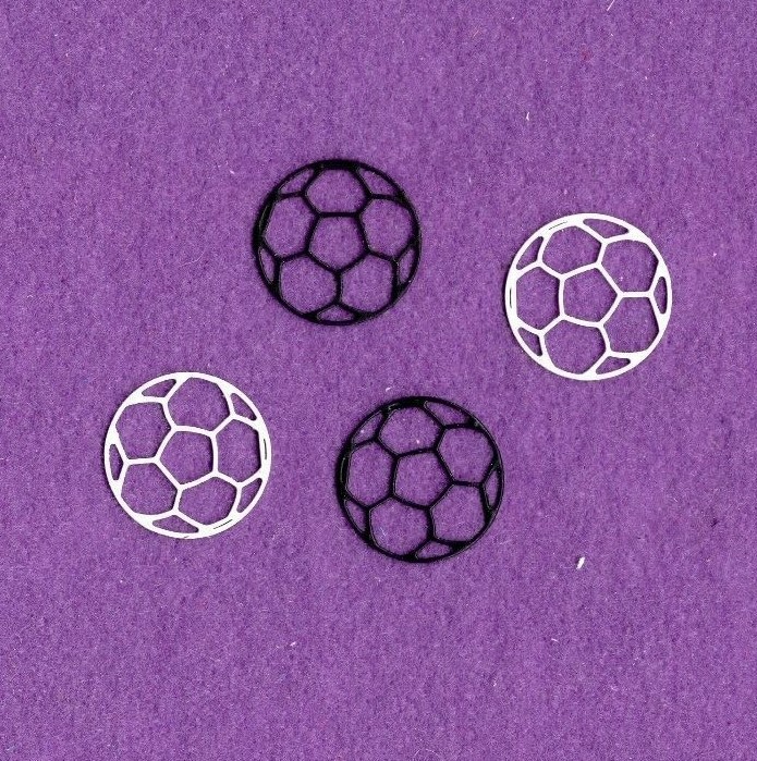 SPORTS SOCCER BALL die cuts school cards scrapbook