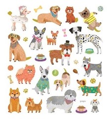 Sticker King Stickers Dog Play