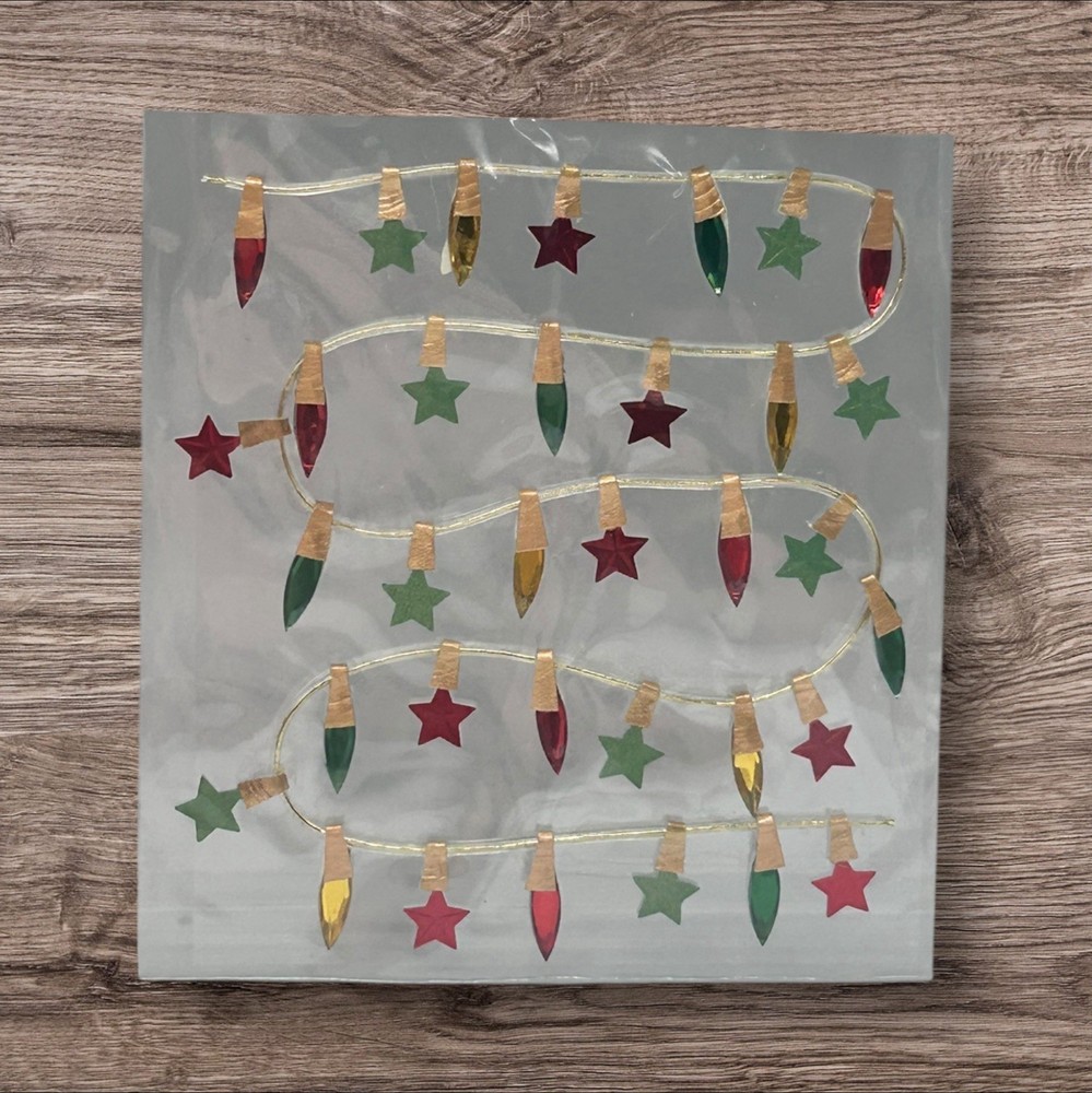 Jolee’s Boutique Christmas Lights Scrapbooking Stickers Jeweled NEW