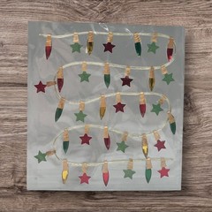 Jolee’s Boutique Christmas Lights Scrapbooking Stickers Jeweled NEW