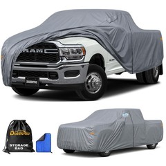 Ram 3500 Truck Cover Custom Fit 2019-2026 Crew Cab Cab Long Bed(8′) with Door…