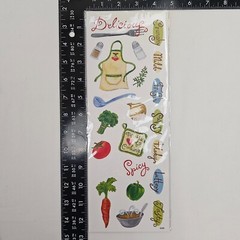American Traditional Designs Stickers Kitchen Summer Sizzle Food Phrases Lot