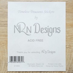 NRN Designs Stickers – Rare Vintage Cute Baby Toys Sticker Sheet – Scrapbooking