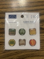 Karen Foster Bubble Brads Camping Scrapbooking Embellishments Brads