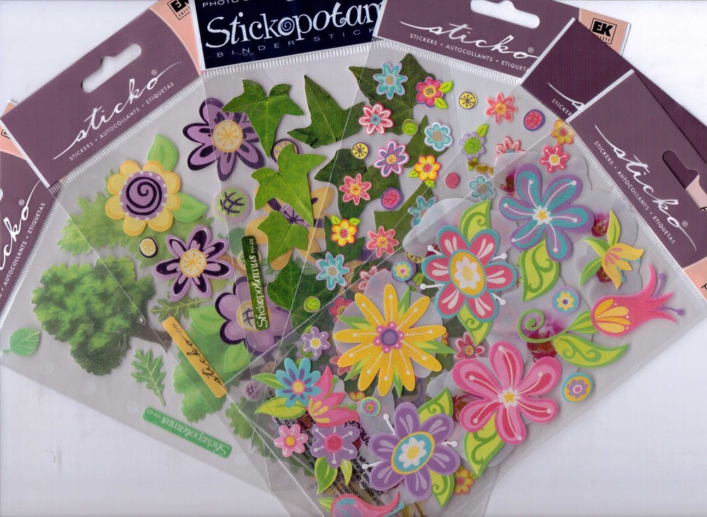Sticko FLOWER & Tree themed~So Nice! U PICK! Quick Ship