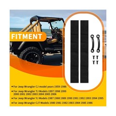 for Jeep Wrangler CJ YJ TJ Door Strap and Footman Loop Bracket FAST USA SHIP