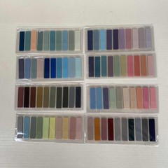 1600Pcs 80 Color Writable Morandi Sticky Tabs Repositionable Color Page Marker