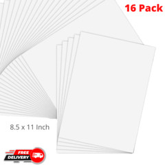 16 Pack Printable Vinyl Clear Sticker Paper Clear Vinyl Sticker Paper Waterproof