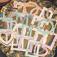 100 Pcs Vintage Frame Decorative Stickers – Scrapbooking Supplies for Color-1