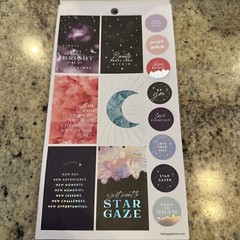 Happy Planner Sticker Book -The Stargazer Purple 583 Pieces – HP Girl **new**
