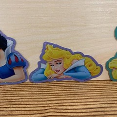 Sandylion Disney Princesses Vending Machine Stickers Snow White Aurora Belle
