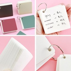 Creative Detachable Notepad Miniature Notebook 60 Sheets 7x7cm Travel Journal