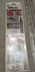 London England Stickers autocollants (2 Sheets) New
