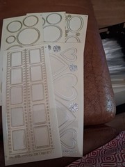 5X STICKERS SCRAPBOOKING NEW (ST1461) MIX TRANSPARENT