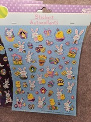 3 New Packs Of 50 Stickers Easter Total 150