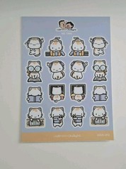Hubman and Chubgirl Large Sticker Sheet – Me Time
