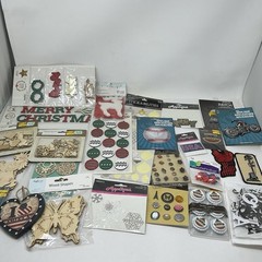 Huge Mixed Sticker & Scrapbooking Lot Holiday USA Christian Craft Set