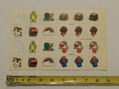 VTG SCRATCH SNIFF STICKERS ~VERY RARE~80’s CHOCOLATE UNICORN MEMBERS ONLY HTF