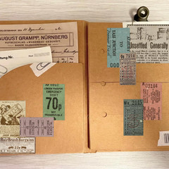 150 PCS Vintage Retro Collage Stickers – Old Tickets & Advertisements Distressed