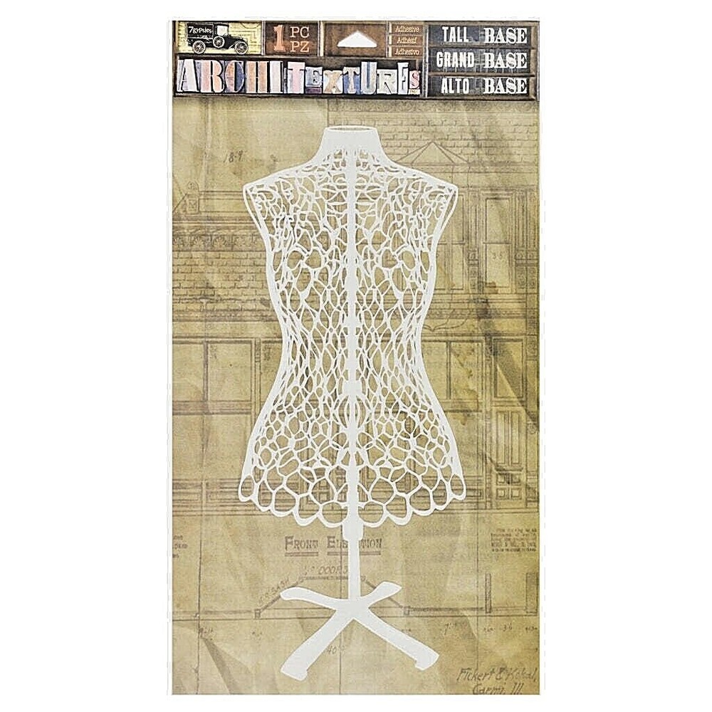 7 Gypsies ARCHITEXTURES Adhesive Tall Base – DRESS FORM
