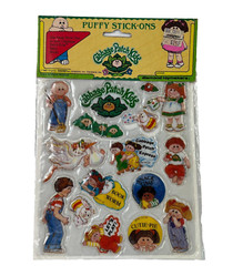 Vintage Cabbage Patch Kids Stick-Ons Puffy Stickers 1983 Diamond Toymakers NEW