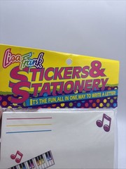 Lisa Frank Stickers & Stationery Vintage Postalettes Piano Music Notes NOS