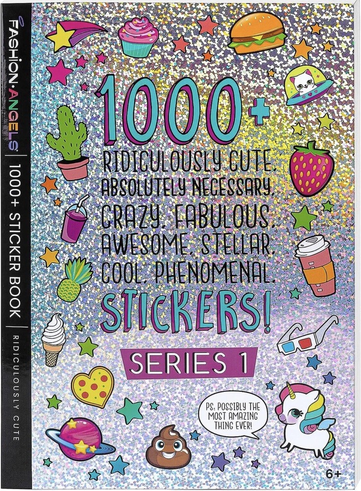 Fashion Angels 1000+ Ridiculously Cute Stickers for Kids Fun Craft Stickers New
