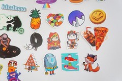 Lot of Girly Girl Diva Stickers Scrapbook Embellishments Pop Culture Art