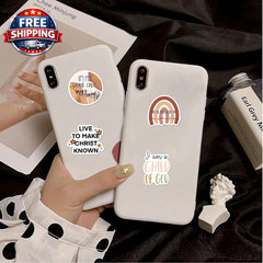 Christian Jesus Stickers 50PCS, Vinyl Waterproof Boho Aesthetic Bible Stickers f
