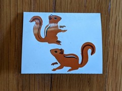 Vintage 1980s/1990s Mrs Grossman’s Chipmunk Stickers By the Mod Multiples