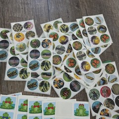 Large Lot Of Assorted Stickers Vintage Modern Scrapbooking Animals Smiley School