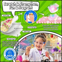 Scented Scratch and Sniff Stickers for Kids – Large Reward Stickers, Fruit Desig