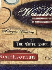 Washington DC Travel Scrapbook Stickers Vacation Lincoln Memorial White House