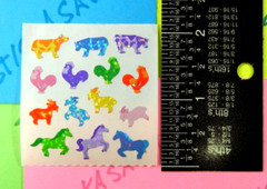 Vintage Sandylion Cows Chickens Goats & Horses Farm Animals Sticker Mod