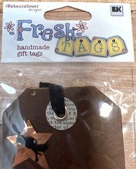 Handmade Gift Tags By Rebecca Sower Designs For EK Success With Rustic Brown Sta