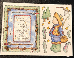 Vintage Rare Penny Black Boys «FISHMAN’S DREAM» 2000 FISH~Trees~Frame~ New