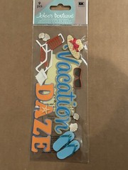 Rare Jolee’s Vacation Daze Hag Chair Flip Flops Scrapbook Stickers